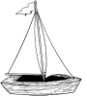 boat coloring page for kids
