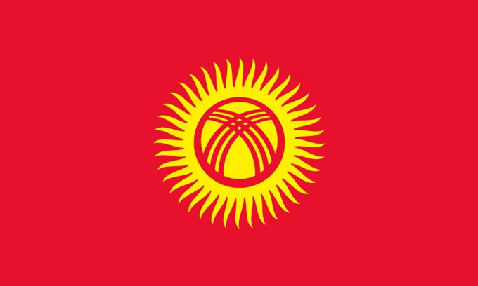Flag of Kyrgyzstan
