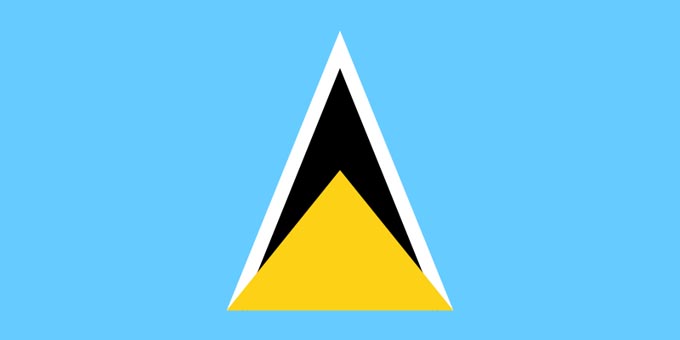 Flag of Saint Lucia