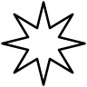 Eight point star